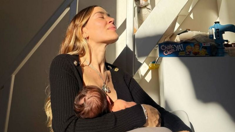 A una semana del nacimiento, Jimena Barón presentó a su hijo Arturo